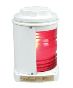 Perko White Plastic Red Side Light