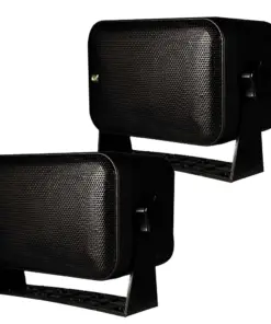 Poly-Planar Box Speakers - Pair - Black