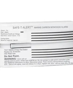 Safe-T-Alert 65 Series Marine Carbon Monoxide Alarm 12V - Surface Mount - White