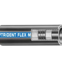 Trident Marine 1-1/2" x 50' Coil Flex Marine Wet Exhaust & Water Hose - Black