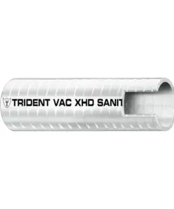 Trident Marine 1" VAC XHD Sanitation Hose - Hard PVC Helix - White - Sold by the Foot