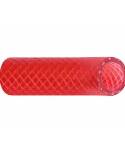 Trident Marine 3/4" x 50' Boxed Reinforced PVC (FDA) Hot Water Feed Line Hose - Drinking Water Safe - Translucent Red