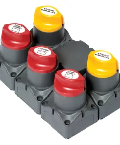 BEP Battery Distribution Cluster f/Twin Outboard Engines w/Three Battery Banks w/Motorized VSR