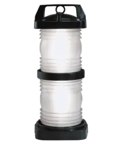 Perko Double Lens Navigation Light - Masthead Light - Black Plastic