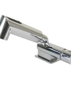 Scandvik Minimalistic Compact Single Level Mixer - Faucet & Shower Combo - Chrome