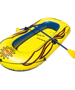 Solstice Watersports Sunskiff 2-Person Inflatable Boat Kit w/Oars & Pump