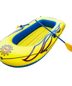 Solstice Watersports Sunskiff 3-Person Inflatable Boat Kit w/Oars & Pump