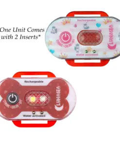 Lunasea Child/Pet Safety Water Activated Strobe Light - Red Case