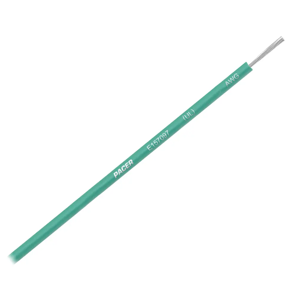Pacer Green 12 AWG Primary Wire - 25'