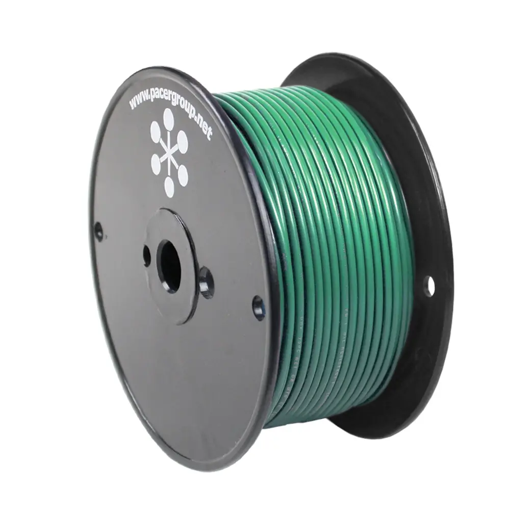 Pacer Green 8 AWG Primary Wire - 250'