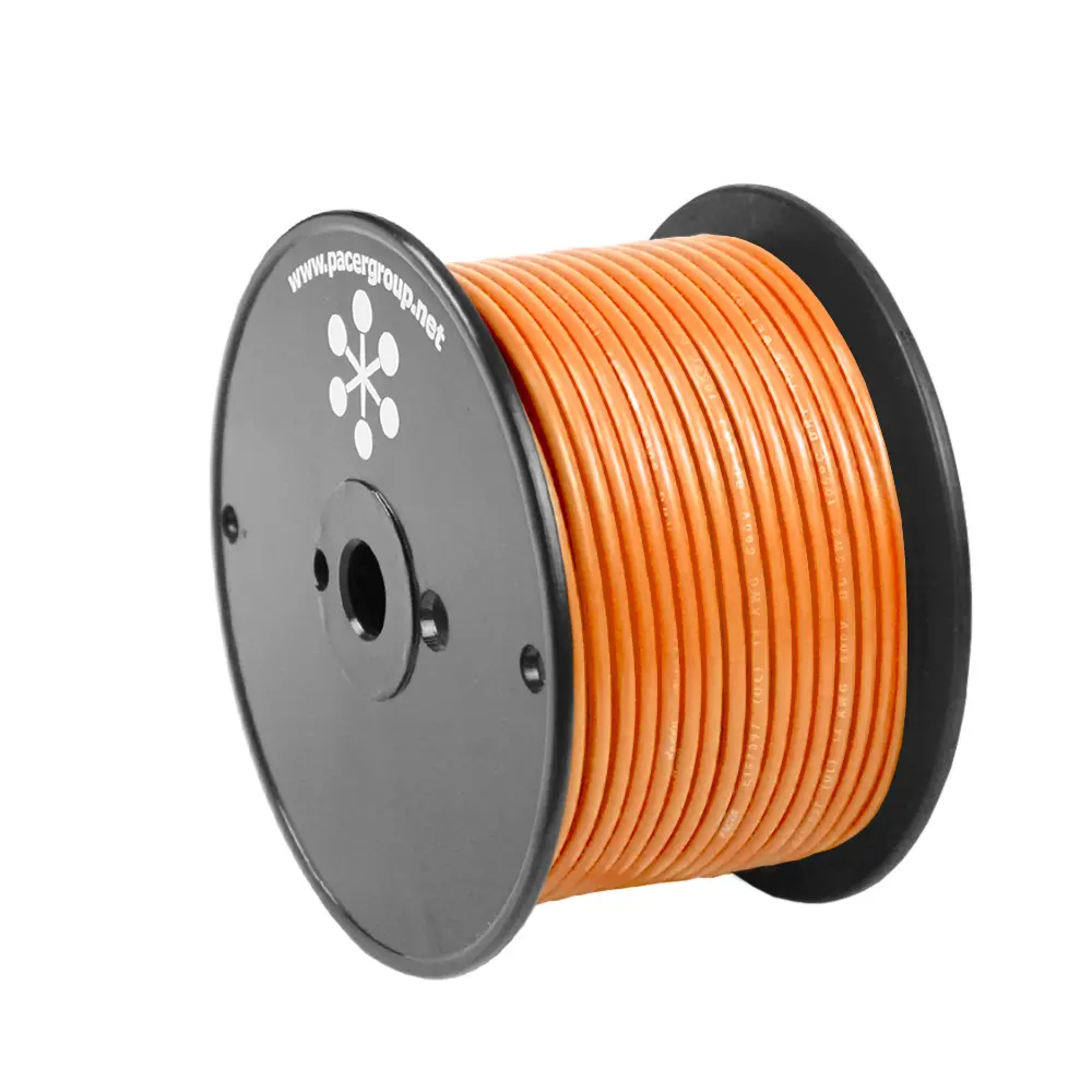 Pacer Orange 18 AWG Primary Wire - 100'