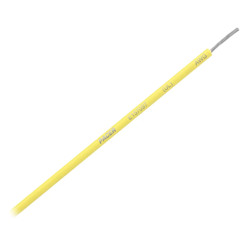 Pacer Yellow 12 AWG Primary Wire - 25'