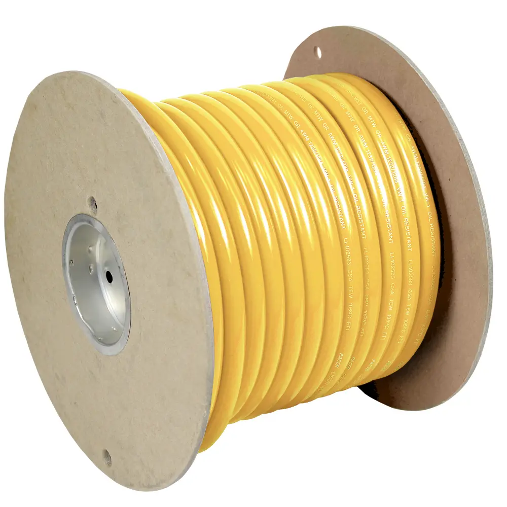 Pacer Yellow 3/0 AWG Battery Cable - 100'