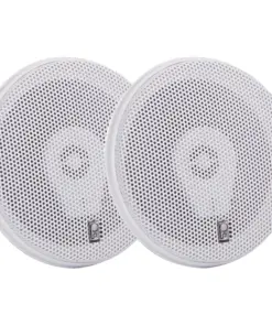 Poly-Planar MA-8505W 5" 200 Watt Titanium Series Speakers - White
