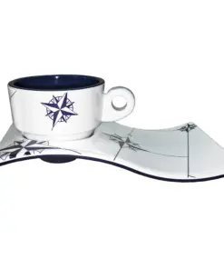 Marine Business Melamine Espresso Cup & Plate Coffee Set - NORTHWIND - Set of 6