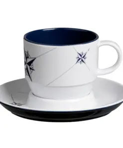 Marine Business Melamine Tea Cup & Plate Breakfast Set - NORTHWIND - Set of 6
