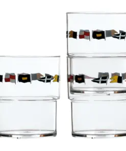 Marine Business Stackable Glass Set - REGATA - Set of 12