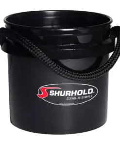 Shurhold World's Best Rope Handle Bucket - 3.5 Gallon - Black