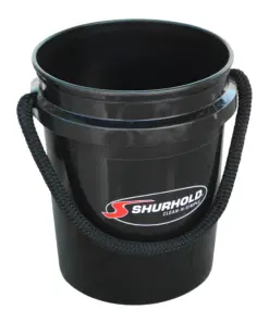 Shurhold World's Best Rope Handle Bucket - 5 Gallon - Black