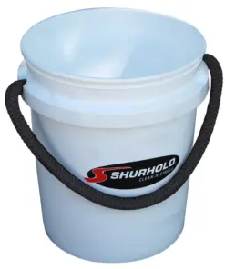 Shurhold World's Best Rope Handle Bucket - 5 Gallon - White