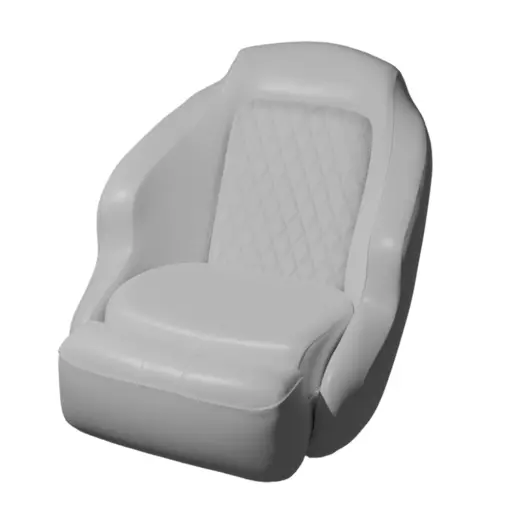 TACO Anclote Diamond Bucket Seat - White