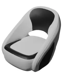 TACO Caladesi Smooth Bucket Seat - White/Black