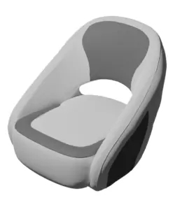 TACO Caladesi Smooth Bucket Seat - White/Grey