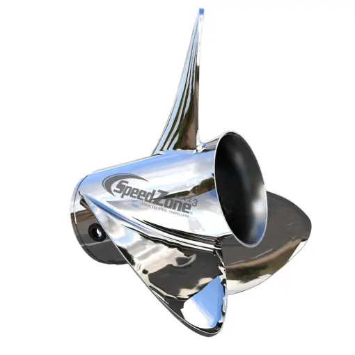 Turning Point SpeedZone Max3 - Right Hand - Stainless Steel Propeller - 3-Blade - 14.8" x 25 Pitch