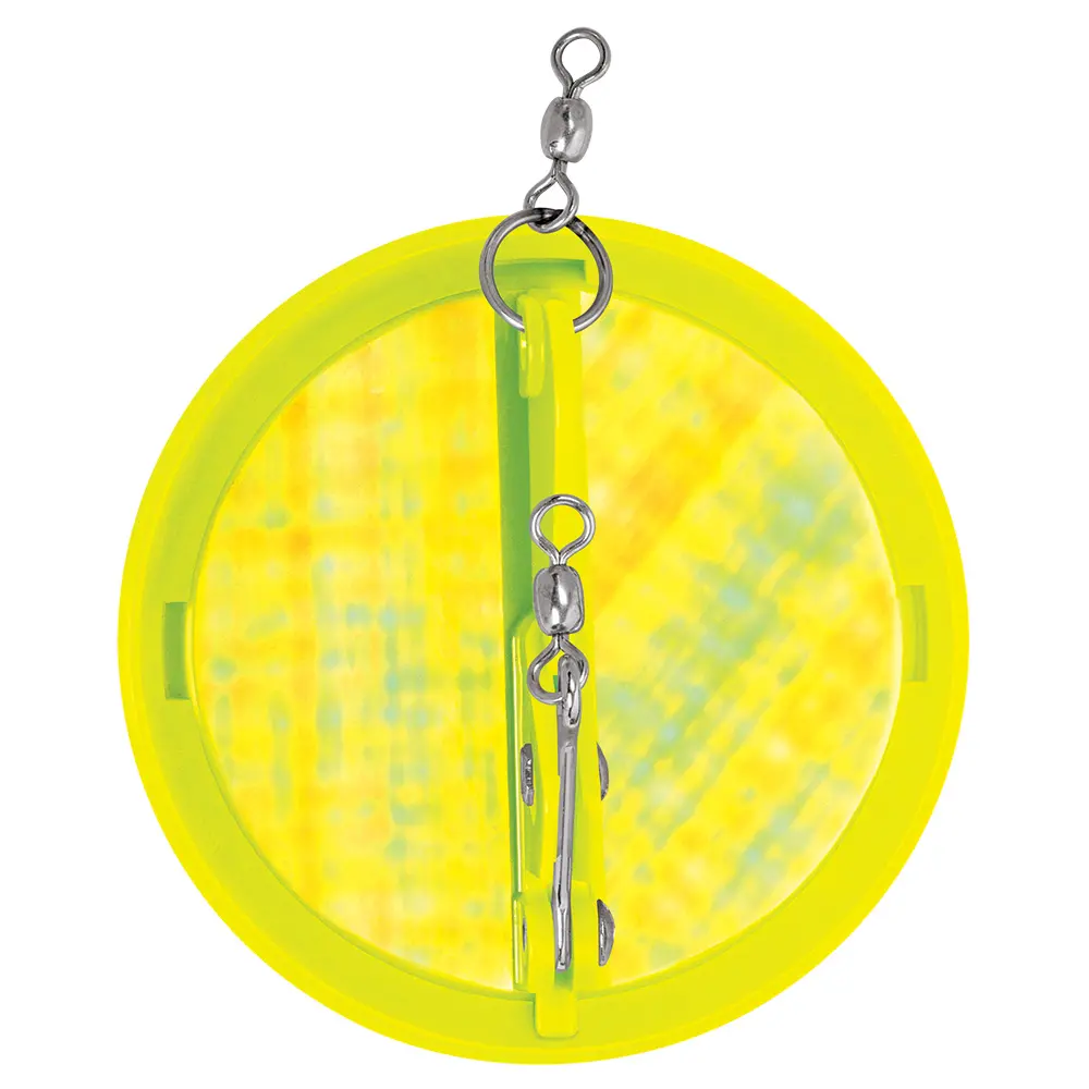 Luhr-Jensen 2-1/4" Dipsy Diver - Chartreuse/Silver Bottom Moon Jelly