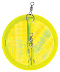 Luhr-Jensen 3-1/4" Dipsy Diver - Chartreuse/Silver Bottom Moon Jelly