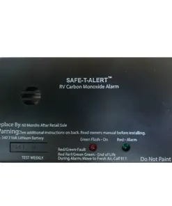 Safe-T-Alert SA-340 Black RV Battery Powered CO Detector - Rectangle