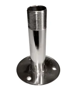 Sea-Dog Fixed Antenna Base 4-1/4" Size w/1"-14 Thread Formed 304 Stainless Steel