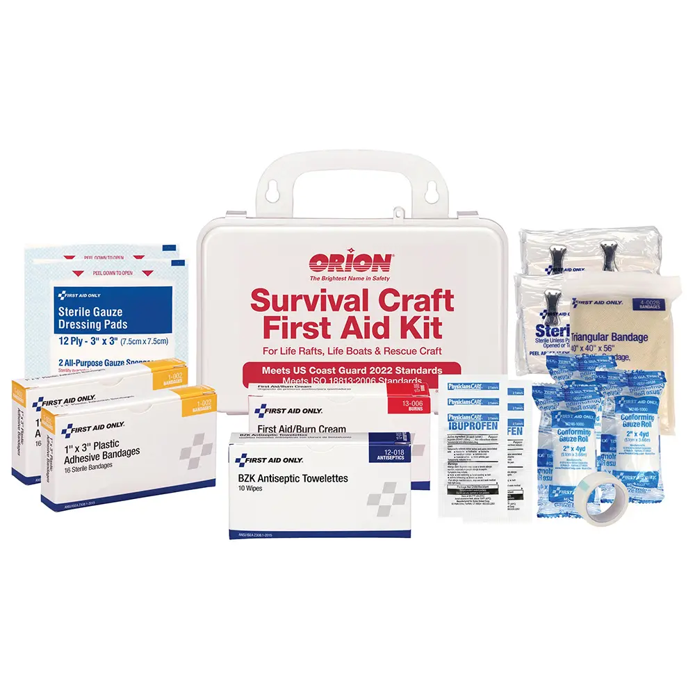 Orion Survival Craft First Aid Kit - Hard Plastic Case