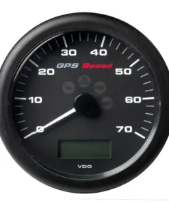 Veratron 4-1/4" (110MM) ViewLine GPS Speedometer 0-70 KNOTS/KMH/MPH - 8 to 16V Black Dial & Bezel
