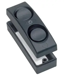 BEP Contour 1100 Series Double Interior Switch - On/Off - Black