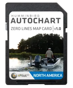 Humminbird AutoChart Zero Lines Map Card