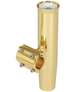 Lee's Clamp-On Rod Holder - Gold Aluminum - Horizontal Mount - Fits 1.050" O.D. Pipe