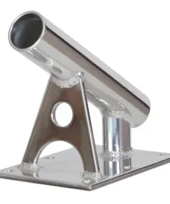 Lee's MX Pro Series Fixed Angle Center Rigger Holder - 30° - 1.5" ID - Bright Silver