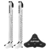Minn Kota Raptor Bundle Pair - 8' White Shallow Water Anchors w/Active Anchoring & Footswitch Included