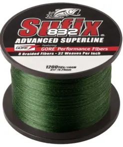 Sufix 832® Advanced Superline® Braid - 10lb - Low-Vis Green - 1200 yds