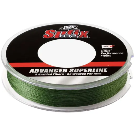 Sufix 832® Advanced Superline® Braid - 10lb - Low-Vis Green - 150 yds