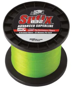 Sufix 832® Advanced Superline® Braid - 15lb - Neon Lime - 3500 yds