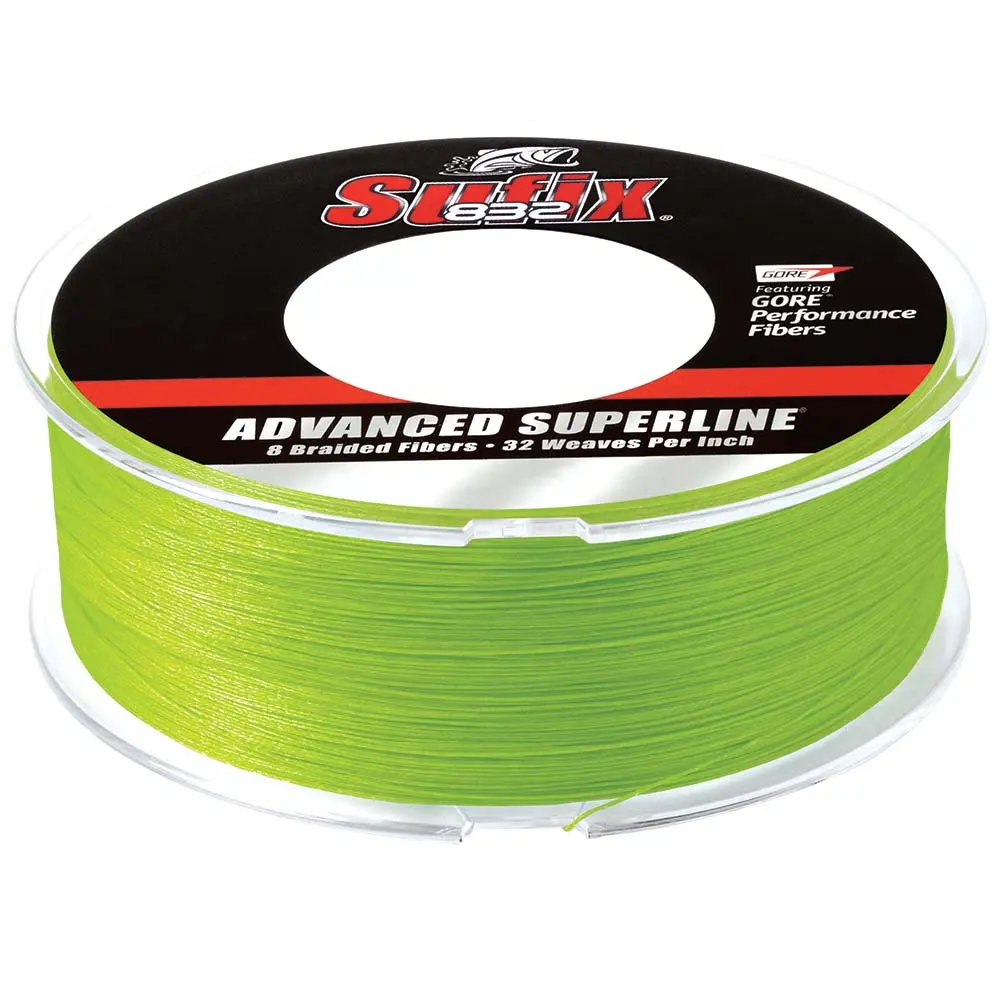Sufix 832® Advanced Superline® Braid - 15lb - Neon Lime - 600 yds