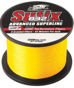 Sufix 832® Advanced Superline® Braid - 30lb - Hi-Vis Yellow - 1200 yds