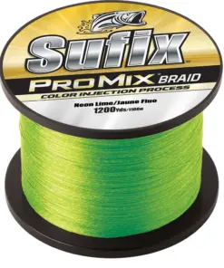 Sufix ProMix® Braid - 10lb - Neon Lime - 1200 yds