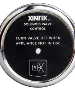 Fireboy-Xintex Propane Control & Solenoid Valve w/Chrome Bezel Display