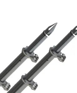 TACO 18' Deluxe Outrigger Poles w/Rollers - Silver/Black