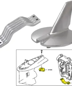 Tecnoseal Anode Kit - Yamaha 200-250 HP - Magnesium