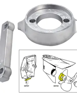 Tecnoseal Anode Kit w/Hardware - Volvo 280 - Aluminum