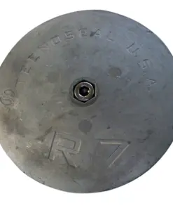 Tecnoseal R7 Rudder Anode - Zinc - 6-1/2" Diameter